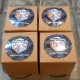 4 mini Lauburu cubic planters