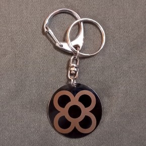 Customizable Barcelona Flower Keychain