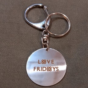 Love Fridays keychain with Panot
