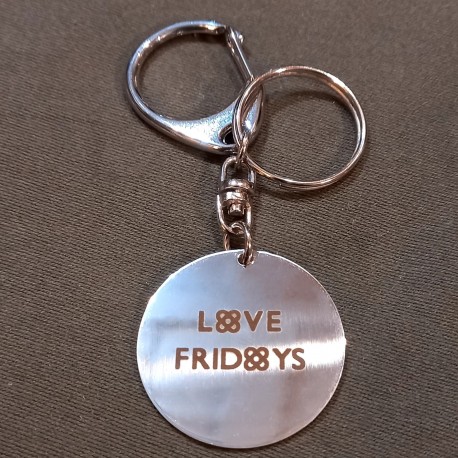 Love Fridays keychains with Panot