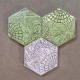 3 Gaudí tile coasters