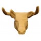 Trofeo 3D Toro madera