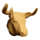 Trofeo 3D Toro madera